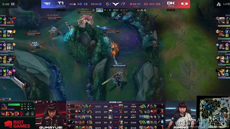 DK上路围攻击溃T1,Smash韦鲁斯双杀立功。 DK上路围攻击溃T1,Smash韦鲁斯双杀立功。